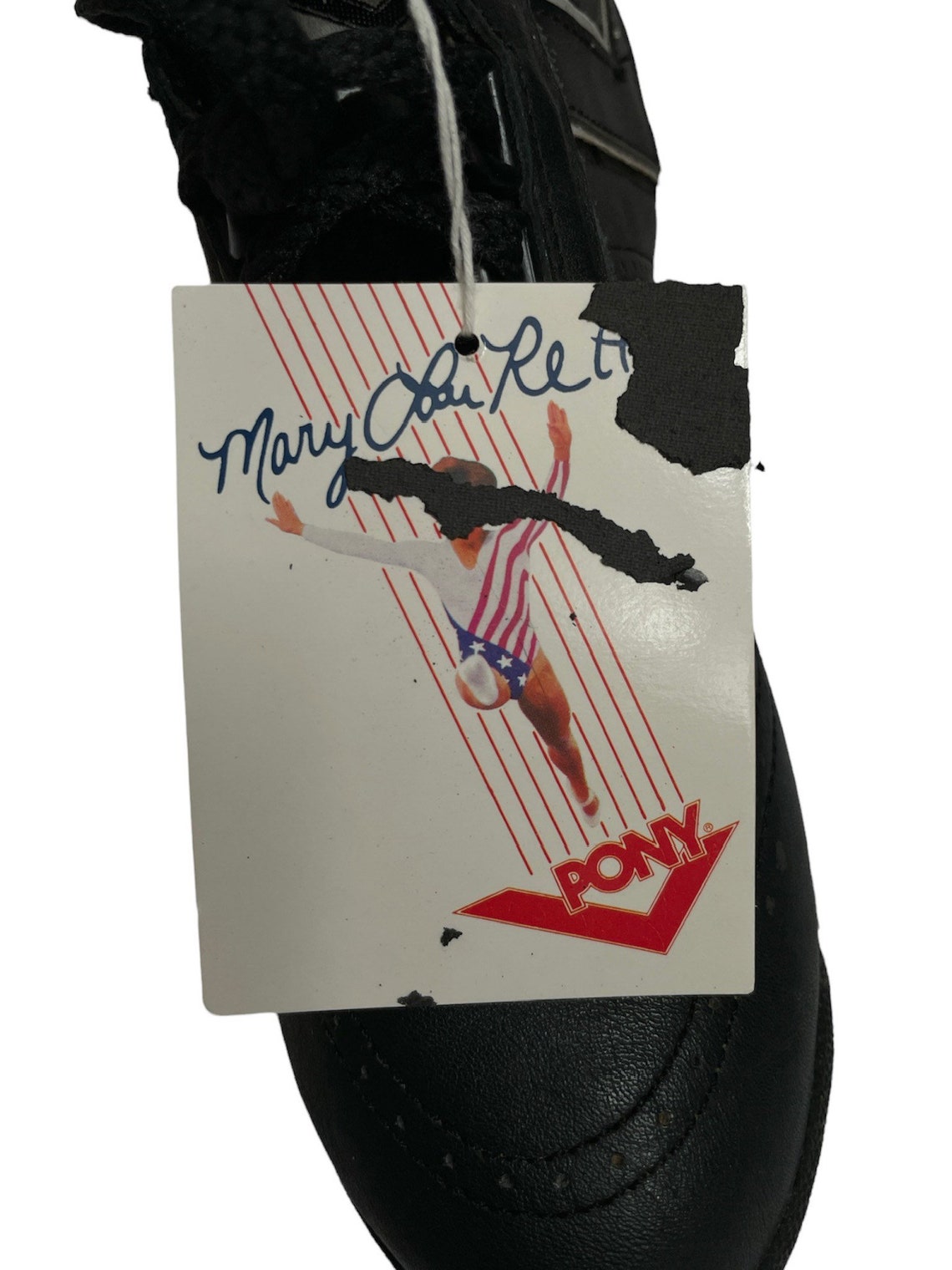 vintage pony mary lou retton hi top sneakers shoes womens size 5.5 deadstock NIB 1984, foto 2 di 5