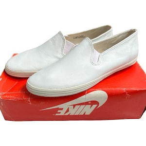 vintage nike capri slip on sneakers shoes womens size 9.5 deadstock 80s NIB 1987
