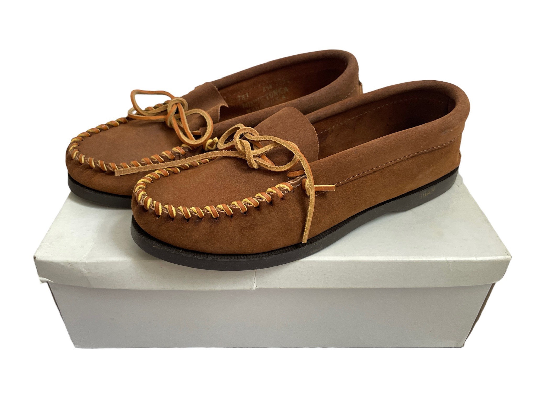 invoer altijd Oorzaak Vintage Minnetonka Hardsole Moccasin Shoes Womens Size 8 NIB - Etsy