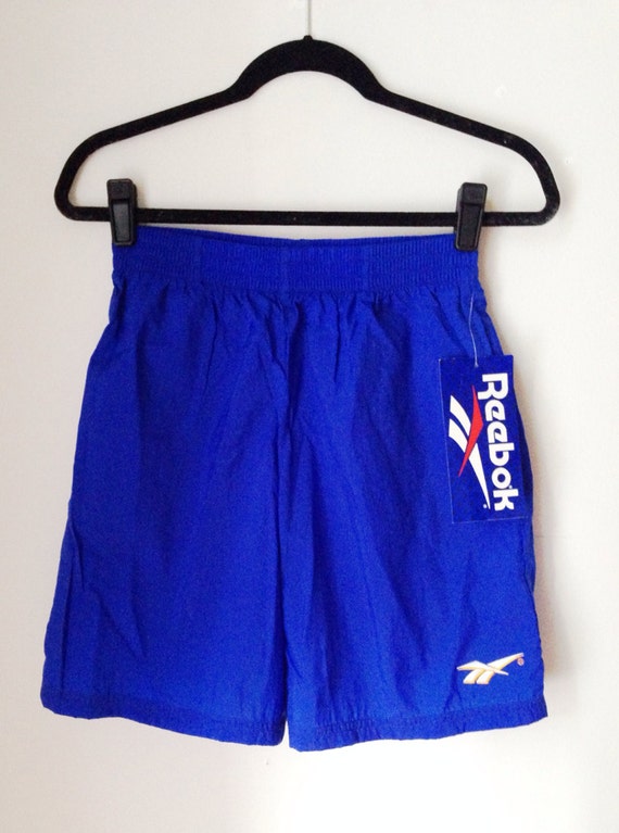 Deadstock Reebok Blue And Gold Athletic Shorts Boy