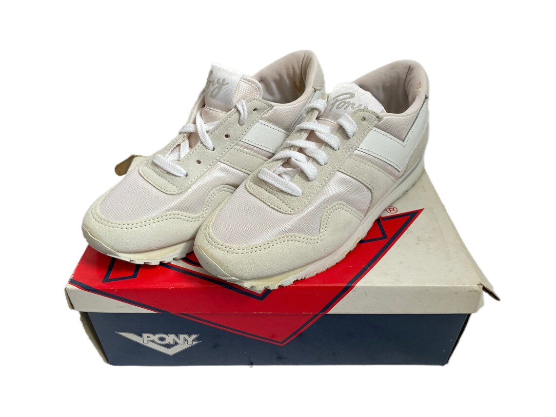 vintage pony lady spirit running shoes sneakers womens size 6.5 deadstock NIB 80s, foto 1 di 5