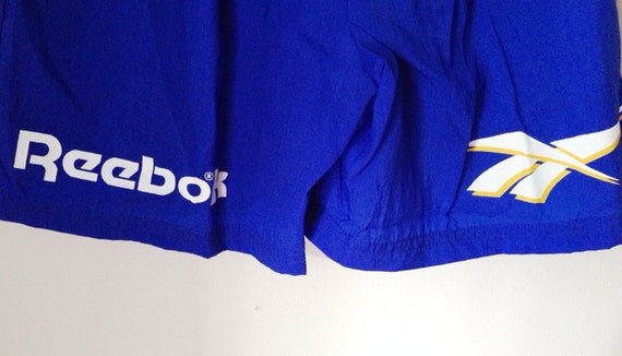 Deadstock Reebok Blue And Gold Athletic Shorts Bo… - image 5