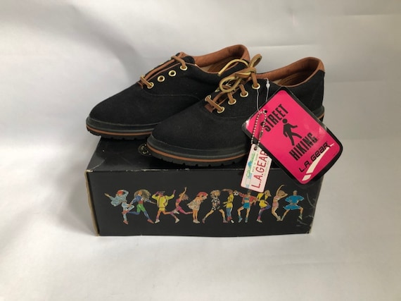vintage LA gear safari hiker sneakers shoes womens size 6.5 deadstock NIB 90s
