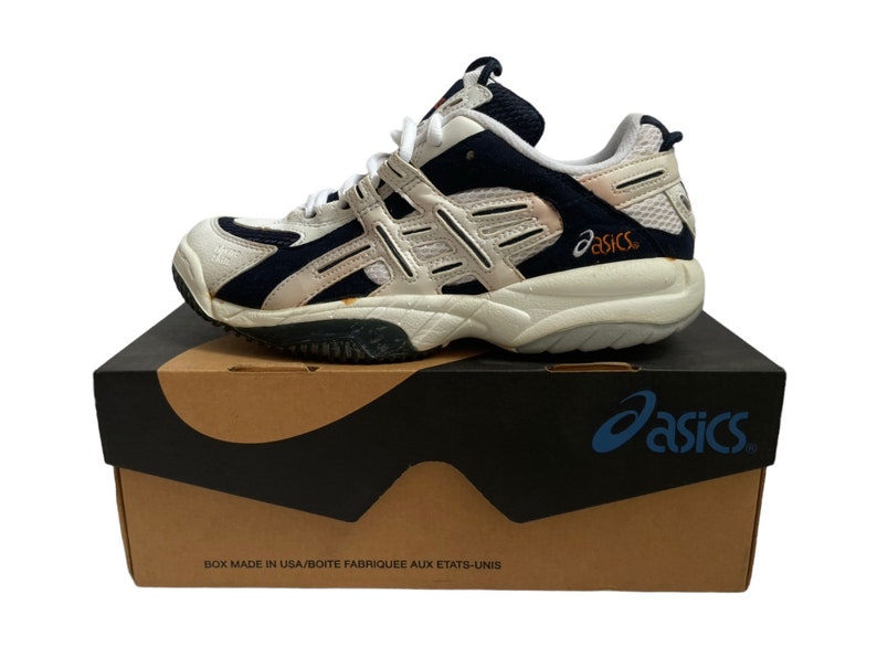 vintage asics gel-skeet low sneakers shoes womens size 9.5 deadstock NIB 1999 image 1
