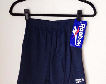 Deadstock Reebok Navy Athletic Mesh Shorts Boys Size Large