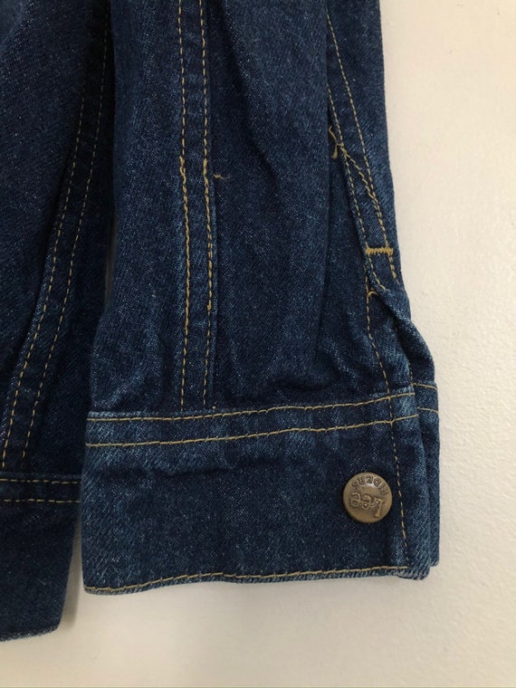 vintage ms. lee denim jean jacket womens size 9/1… - image 6