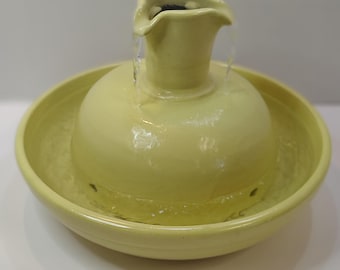 Ceramic Cat Fountain, Pet Fountain