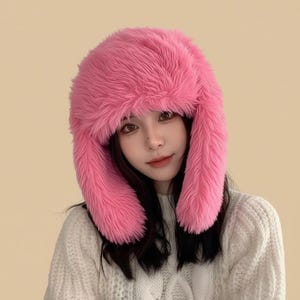 Y2k Fluffy Hat - Etsy