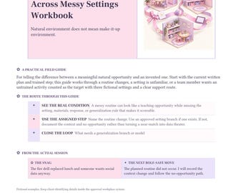 RBT NET and Generalization Workbook for Messy Settings | Printable PDF