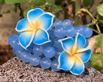 【Hawaii jewelry】ハワイ・プルメリアブレスレット Hawaii jewelry】ハワイプルメリア・ブレスレット
