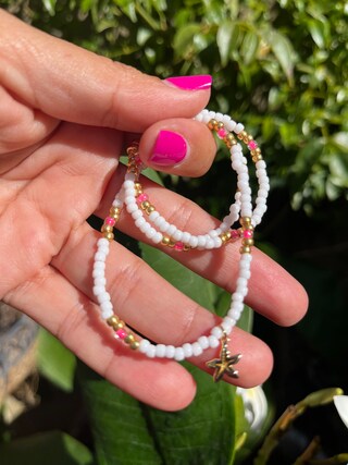 Collana Girocollo Regolabile Con Ciondolo Stella Marina E Tartaruga – Gioiello Bohemien Con Perle E Conchiglia Per Donna E Ragazza