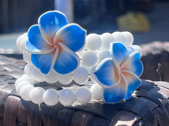 【Hawaii jewelry】ハワイ・プルメリアブレスレット Plumeria bracelet Hawaiianjewelry(ハワイアンジュエリー