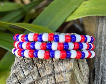 4 Stück Bestickte US-State-Armbänder – Colorado-Flagge, 8x5 Cm, Klettverschluss Für Rucksack & Kleidung