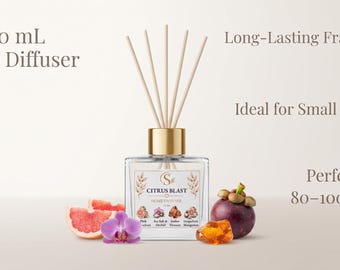 Scentovra Home Reed Diffuser – 50mL Fresh Fragrance for Small Spaces