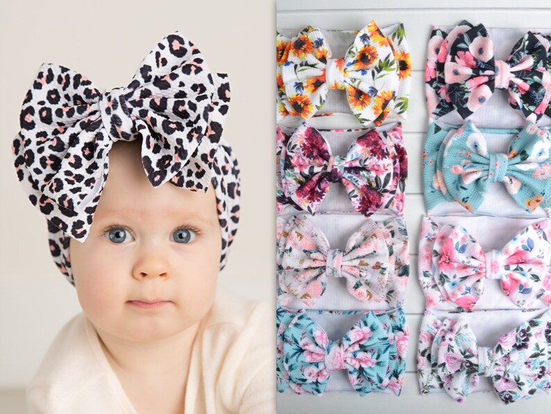 large baby headband bow