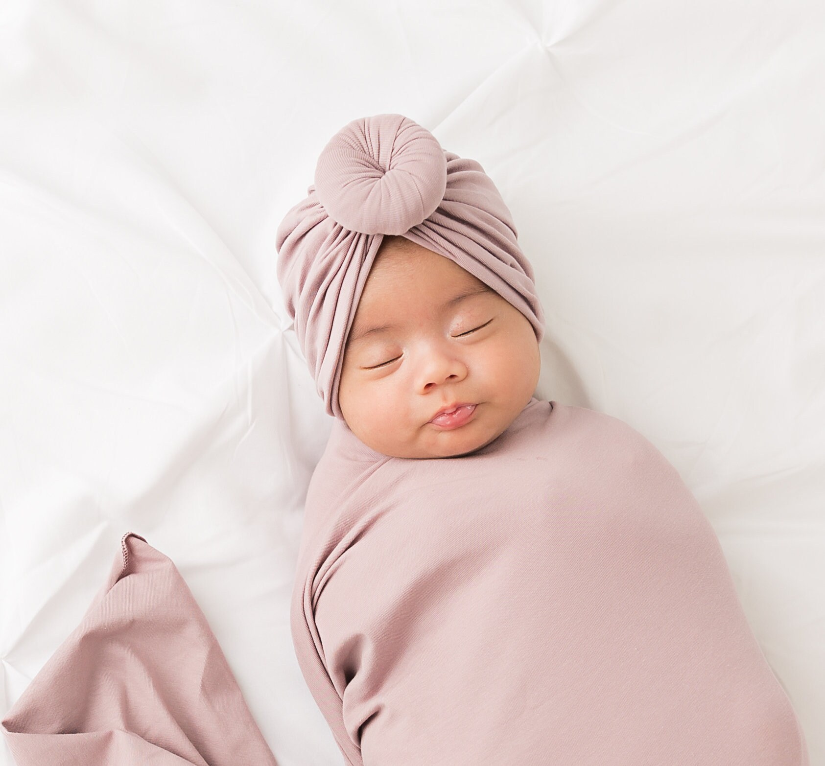 Baby Turban Hat newborn turban know baby turban baby girl Etsy