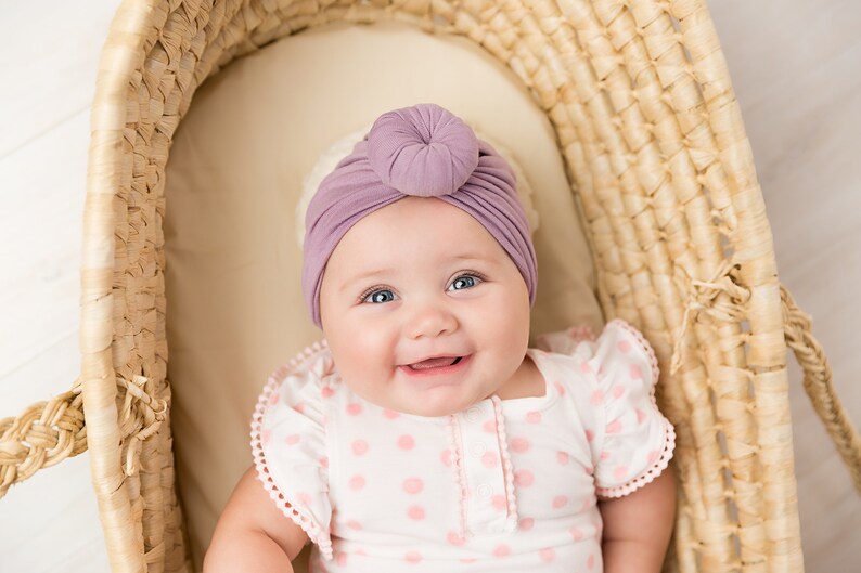 Newborn Baby Turban Knot baby turban hat newborn beanie Etsy