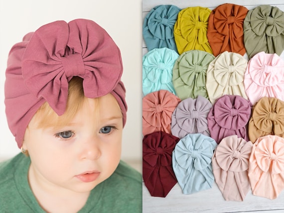 Newborn Kids Headband Hat Cotton Baby Infant Turban Knot Headband Head Wrap Hat Newborn Kids Headband Hat Cotton Baby Infant Turban Knot Headband Head Wrap Hat