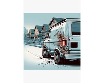 Crime Scene True Crime Poster, Vintage Mystery Wall Art, Detective Gift, Matte Vertical Print
