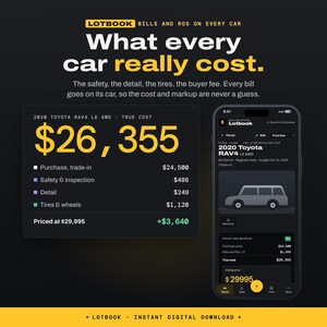 Used Car Dealer Inventory App | Recon Bills and RO Tracker, Markup, Lot Stats & Window Sticker Printing | Car Dealership Software, Pay Once image 3