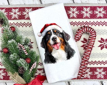 Bernese Mountain Dog Christmas Towel: Festive Holiday Decor