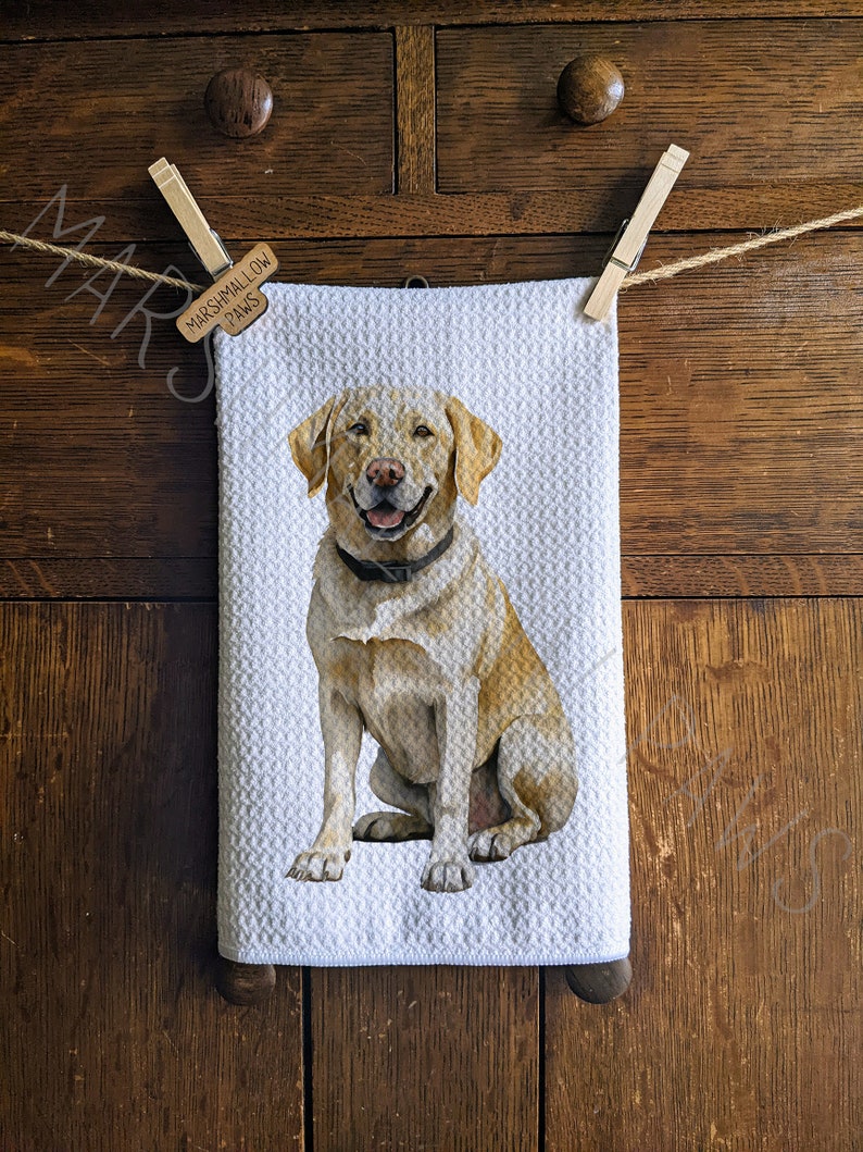 Labrador Kitchen Towel Kitchen Towel Dish Towel Tea Towel Gift Idea Dog