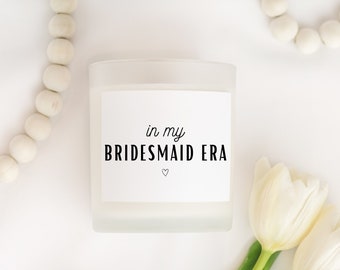 Bridesmaid Candle Bridesmaid Squad Candle Bridesmaid Gift Wedding Party Gift Bridesmaid Proposal Bride Squad Maid of Honor Gift Handmade