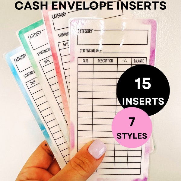 Gelamineerde Cash Envelope Inserts Gelamineerde Cash Stuffing Inserts Cash Envelope Tracker Budget Tracker Gelamineerde A6 Persoonlijke Envelop Inserts