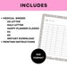 Printable Medical Binder Printable Health Planner Printable Water ...