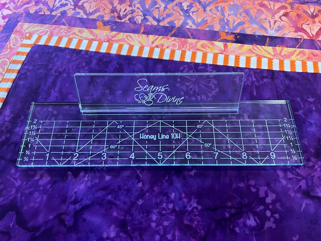 Honeyline 10H Longarm Ruler With Handle - Etsy