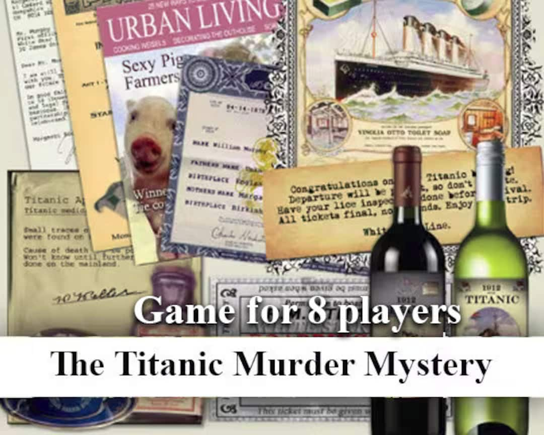 Download a printable MURDER MYSTERY PARTY GAME now, Titanic, Alice in  Wonderland.. » Pirate