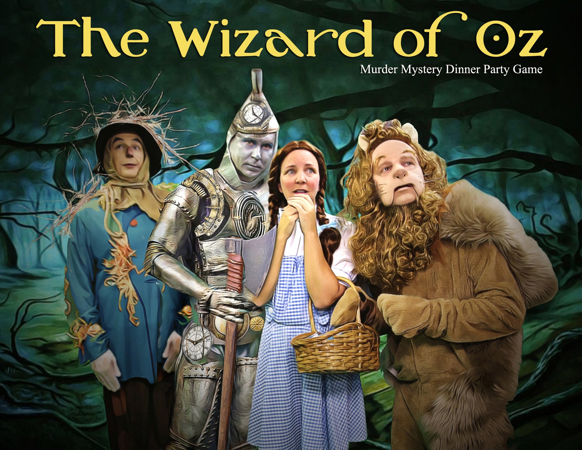 WIZARD OF OZ Murder Mystery Game Download. Downloadable Pdf Etsy
