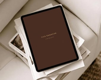 Ce journal numérique du Ramadan, suivi islamique de 30 jours, prières, dua, Coran (PDF)