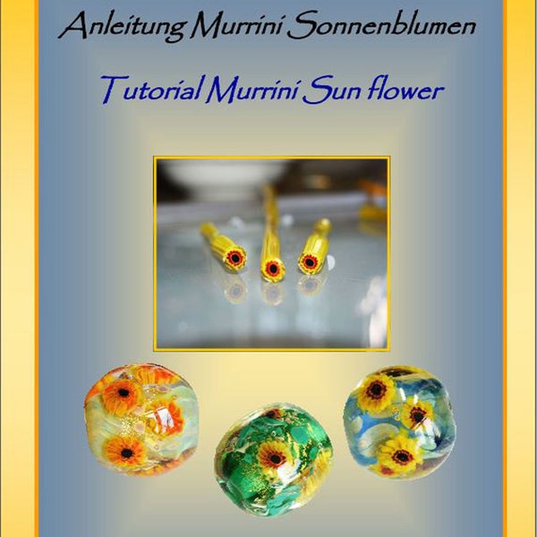 Tutorial Sunflower Murrini - make itself murrini by Kokopella