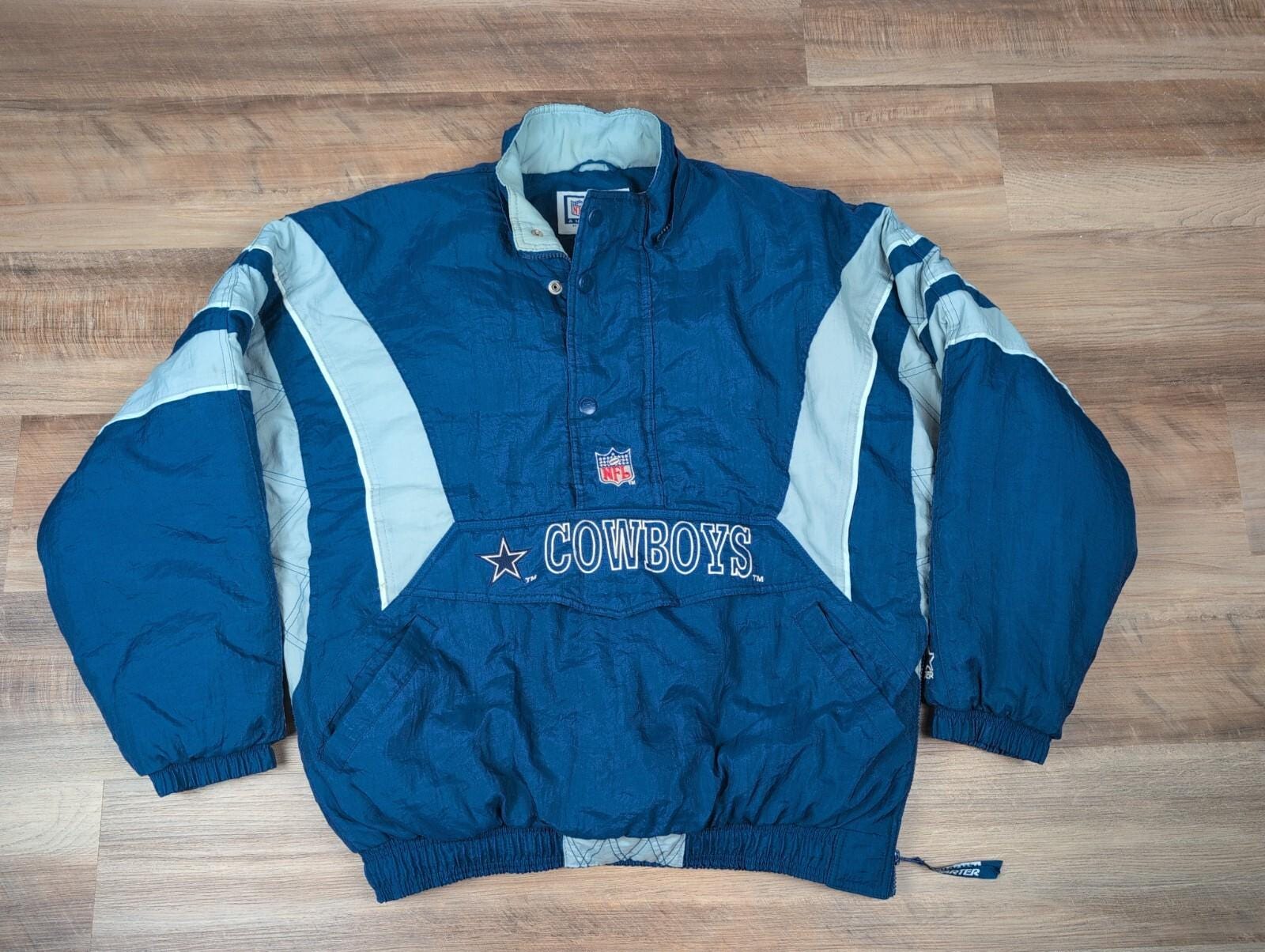 Vintage Cowboys Starter Jacket - Etsy