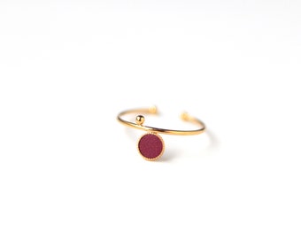 Thing fine gold ring ajustable handmade by a french designer - NIL