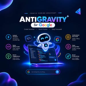 Antigravity KI-Programmierassistent (18 Monate), KI-gestütztes Programmiertool, intelligenter Codegenerator, Software zur Steigerung der Entwicklerproduktivität, Programmierhilfe