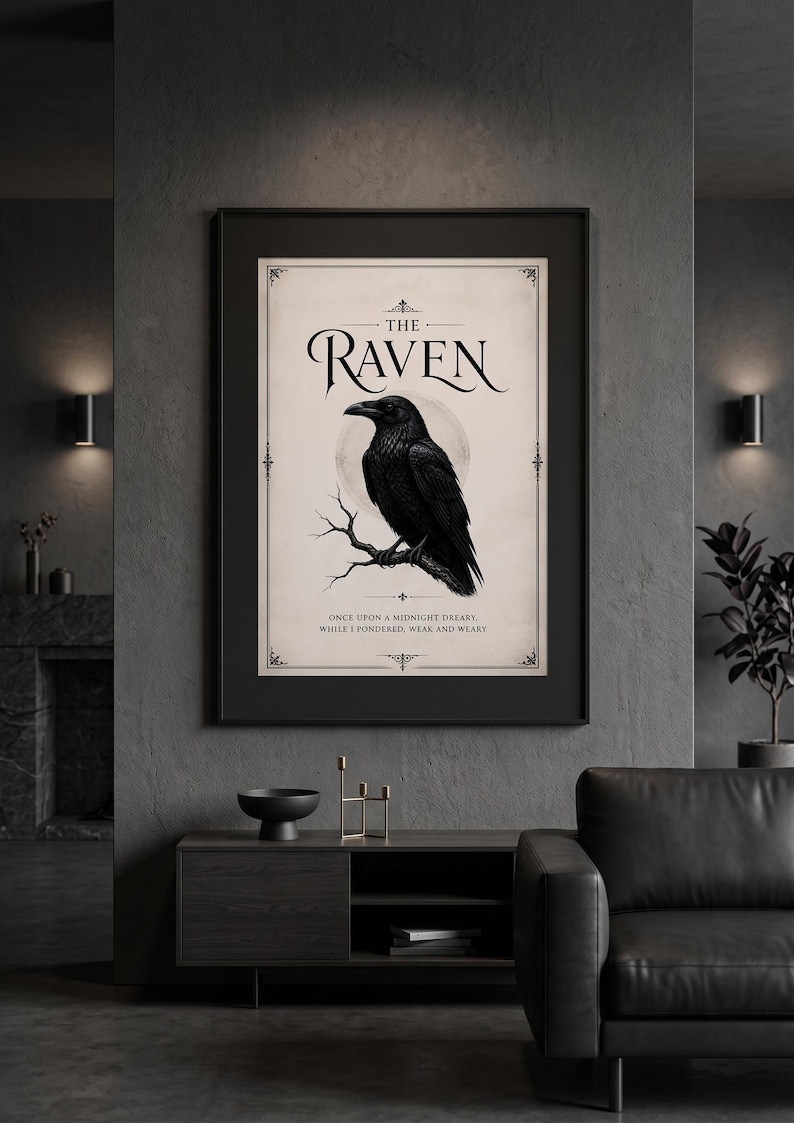 The Raven | Edgar Allan Poe | Poem | Poetry | Vintage | Gothic ...