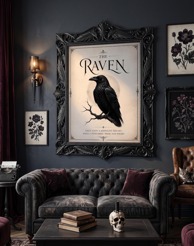 The Raven | Edgar Allan Poe | Poem | Poetry | Vintage | Gothic ...