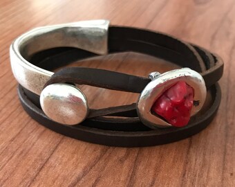 Boho Hippie Bohemian Ibiza style casual wrap bracelet Joy Closure free Gift Peace