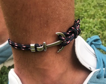 Nautical Bracelet Beach Anklets Anchor Gifts Best Friend Ocean Jewelry Anchor Bracelet Anchor Jewelry Anchor Anklet Nautical Anklet
