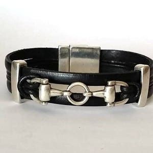 Tränsbettarmband, Försilvrat, Ridsmycken, unisexarmband