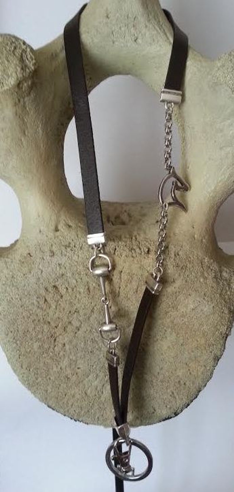 Lanyard Keychain Badge Holders Snaffle Bit Lanyard Mens Etsy