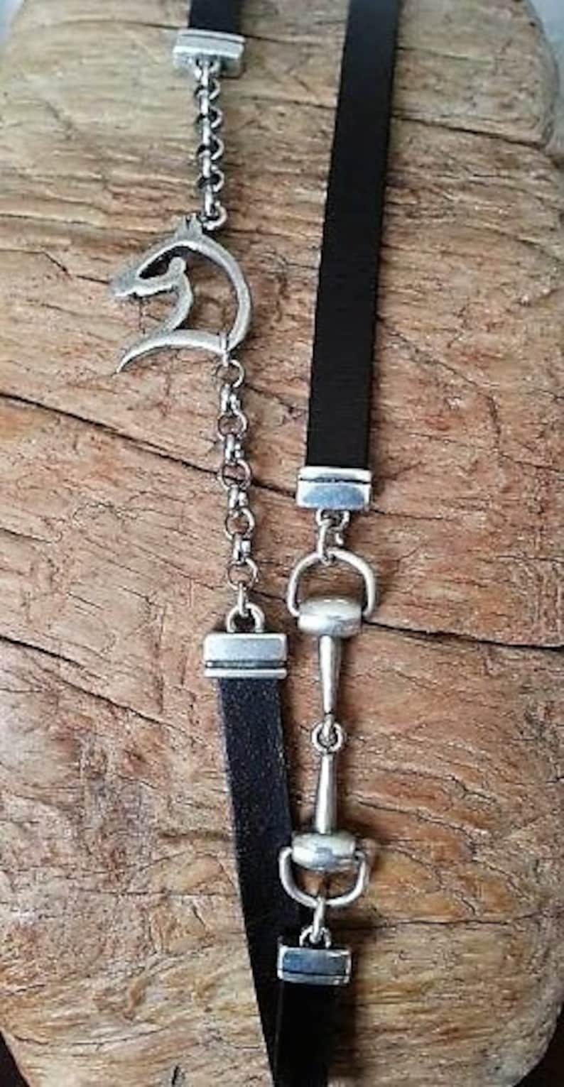 Lanyard Keychain Badge Holders Snaffle Bit Lanyard Mens Etsy