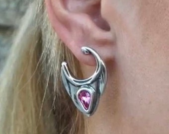 Women Earrings, crystal earrings, gift for her, boho earrrings, silver earrings, statement earrings ,Valentine’s Day, Mother’s Day gift