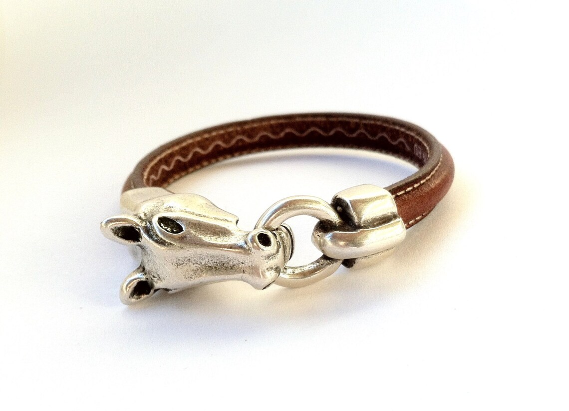 Horse bracelet mens bracelet bracelet for mens equestrian Etsy