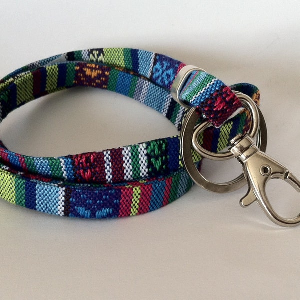 Boho Schlüsselband, Boho Schlüsselband, Badge Halter, Boho Schlüsselband, Schlüsselband, Lanyard, Schlüsselband, Lanyard, unisex