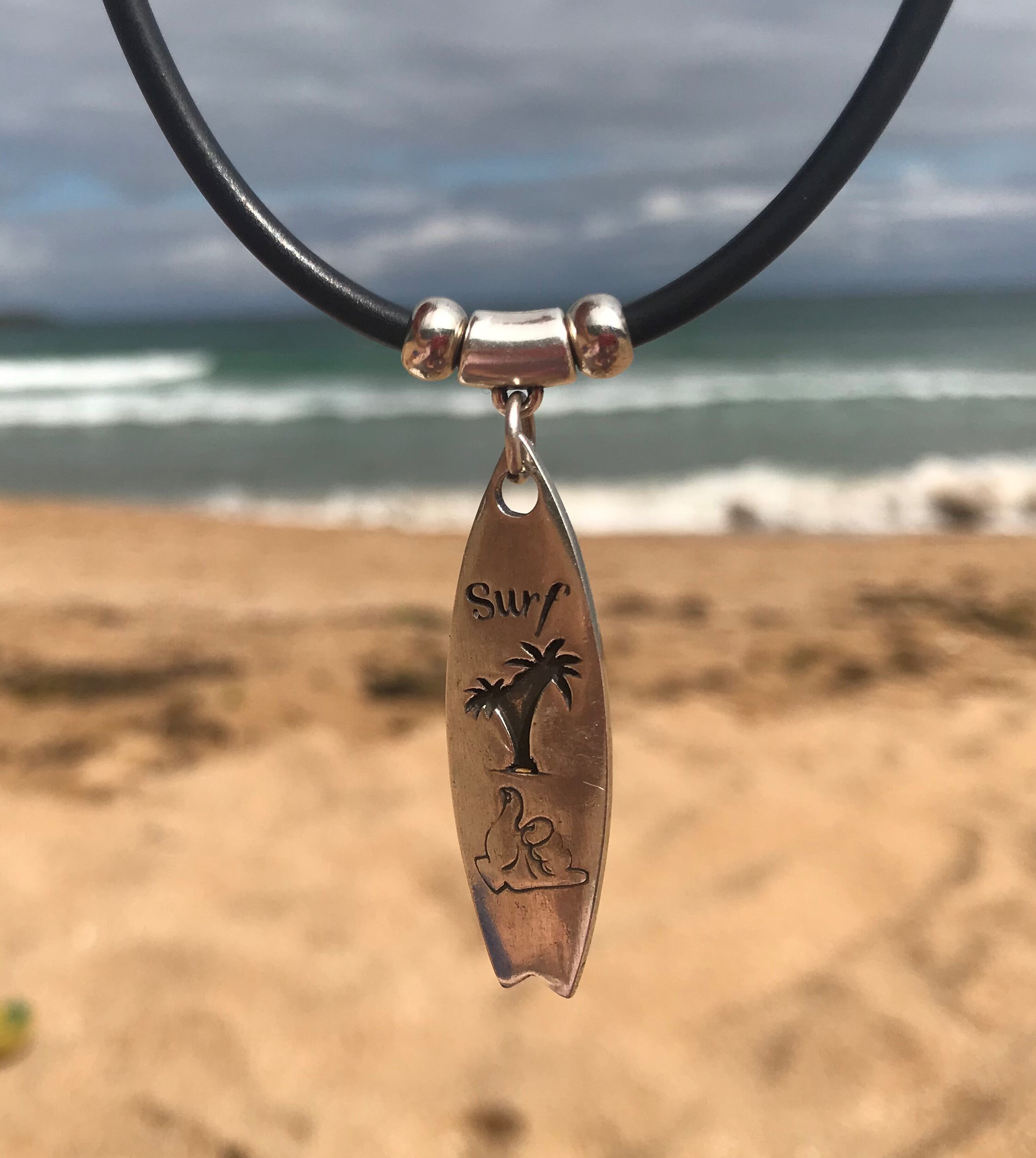 Surfboard Necklace Pendant Surfing Necklace Pendant Sea Inspired