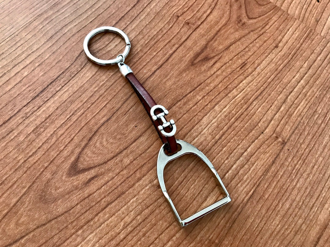 Keychain for Men and Women Snaffle Bit Keychain Horse Theme Etsy