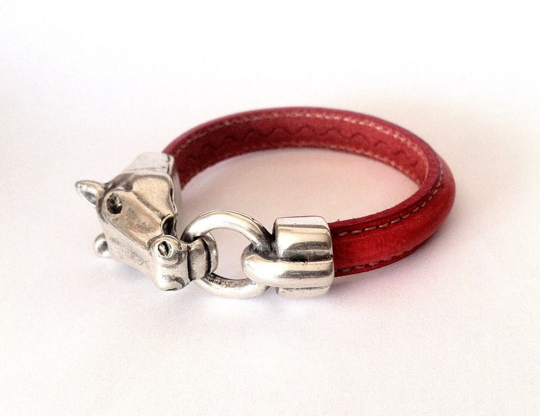 Horse Bracelet, Leather Bracelet for Mens, Women Bracelet, Gift for